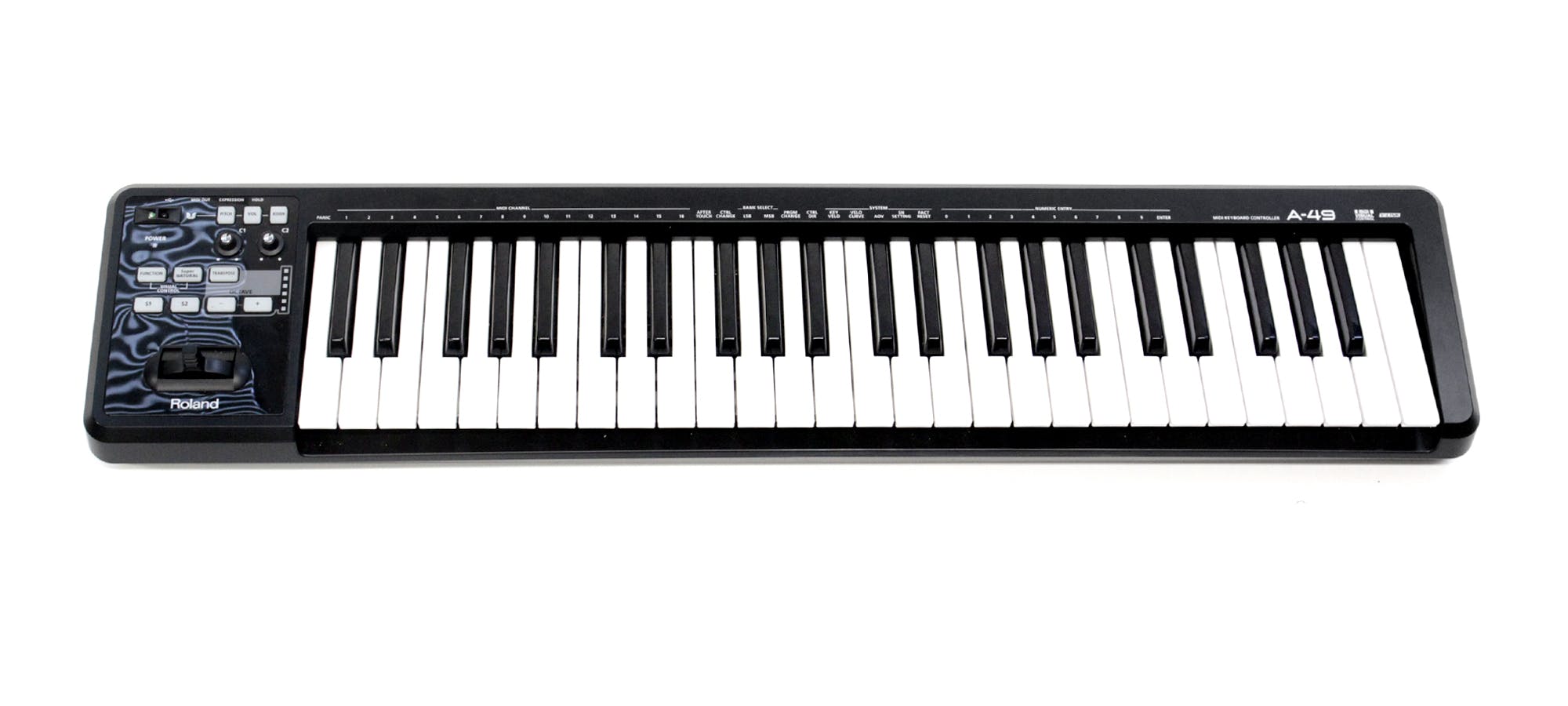 Second Hand Roland A-49 Midi Keyboard Controller, Boxed